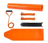 VEVOR Traîneau à Cerfs, 185 x 58 cm, Traîneau de Chasse Utilitaire en PE avec Cordes, Capacité de Charge 250 kg, Traction Manuelle, Tapis Transporteur pour Jardin, Pêche sur Glace, Bois de chauffage