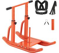 VEVOR Traîneau de musculation Traîneau de musculation avec poignée réglable pour améliorer la vitesse lors d'exercices sportifs, compatible avec les disques de poids 25/51 mm
