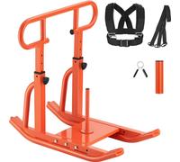 VEVOR Traîneau de Puissance Entraînement de Poussée et Traction Fitness Orange