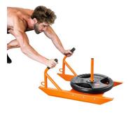 VEVOR Traîneau de Puissance Poussée et Traction pour Fitness Entraînement Orange