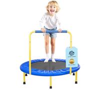 Trampoline Pour Enfants Pliable 92cm Avec Poignée Mousse Pour Intérieur Extérieur