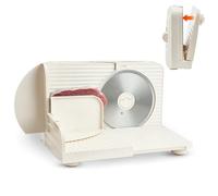 VEVOR Trancheuse Électrique 180 W, Coupe Viande avec Lame Tranchante de 170 mm, Vitesse de Coupe 60-90 tr/min, Épaisseur Réglable 0-15 mm, pour Viande Congelée, Jambon, Baguette et Steaks, Cuisine