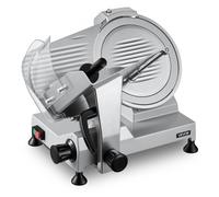 VEVOR Trancheuse Électrique 320 W, Trancheuse à Jambon avec Épaisseur de Coupe Réglable 0-15 mm, pour Saucisson Pain Fromage Viande Charcuterie, Lame en Acier au Carbone 300 mm et Affûteur Intégré