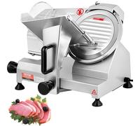 VEVOR Trancheuse Électrique Trancheuse à Jambon 203 mm 350-400 tr/min en Inox