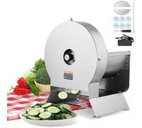 VEVOR Trancheuse jambon électrique – 0–12 mm réglable, convertible en manuel, Inox