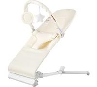 VEVOR Transat Bébé 0-9 Mois Siège Transat Pliable avec Barre de Jouets Rotative Beige