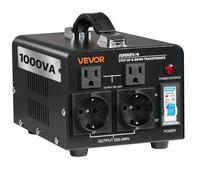 VEVOR Transformateur 220 V à 110 V et 110 V à 220 V Élévateur Abaisseur 1000 VA