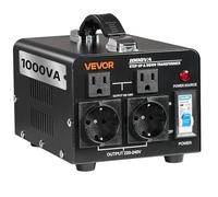 VEVOR Transformateur 220 V à 110 V et 110 V à 220 V Élévateur Abaisseur 1000 VA