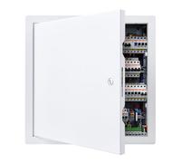 VEVOR Trappe de Visite 34x34 cm, Panneau d'Accès pour Cloisons Sèches Placo en Acier Galvanisé, pour Plafond Plomberie et Électricité, Trappe de Maintenance Dimensions de Découpe 32x32 cm, Blanc