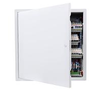 VEVOR Trappe de Visite 49x49 cm, Panneau d'Accès pour Cloisons Sèches Placo en Acier Galvanisé, pour Plafond Plomberie et Électricité, Trappe de Maintenance Dimensions de Découpe 47x47 cm, Blanc