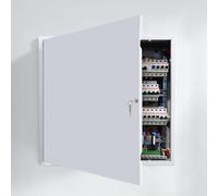 VEVOR Trappe de Visite 64x64 cm, Panneau d'Accès pour Cloisons Sèches Placo en Acier Galvanisé, pour Plafond Plomberie Électricité, Trappe de Maintenance avec Clé, Dimensions d’Installation 62x62 cm