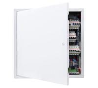 VEVOR Trappe de Visite en Acier Galvanisé Porte de Révision Ouverture 417x417 mm Surface Facile à Peindre Panneau d’Accès Maintenance avec Serrure pour Cache Canalisations Placo Plafond Sol Blanc