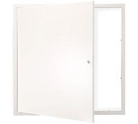 VEVOR Trappe de Visite en Acier Galvanisé Porte de Révision Ouverture 613x613 mm à 165° Surface Facile à Peindre Panneau d’Accès Maintenance avec Serrure pour Cache Canalisations Placo Plafond Sol