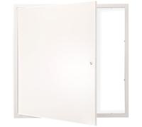 VEVOR Trappe de Visite en Acier Galvanisé Porte de Révision Ouverture 620x620 mm Surface Facile à Peindre Panneau d’Accès Maintenance avec Serrure pour Cache Canalisations Placo Plafond Sol Blanc