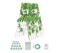 VEVOR Treillis de concombre en métal pour plantes grimpantes en A 80 x 100 cm