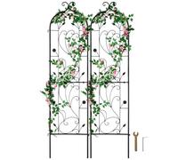 VEVOR Treillis jardin pour plantes grimpantes métal antirouille 38 x 152 cm 2pcs