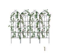 VEVOR Treillis jardin pour plante grimpante métal antirouille 51 x 180 cm 4 pcs