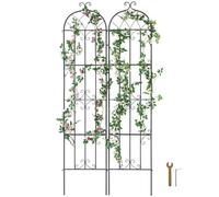 VEVOR Treillis jardin pour plante grimpante métal antirouille 51 x 220 cm 2 pcs