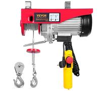 VEVOR Treuil à Câble Électrique 600 kg Palan Électrique avec Télécommande Filaire 4 m Treuil-Palan 1150 W 10 m/min Hauteur de Levage Câble Simple 12 m Moteur pour Garages Entrepôts Usines