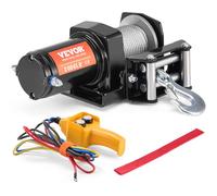 VEVOR Treuil électrique 907 kg 12 V CC câble acier 7 brins Φ0,4×1188,7 cm télécommande filaire IP55