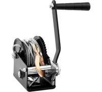 VEVOR Treuil Manuel Capacité de Traction 362,8 kg Treuil de Remorque de Bateau Manivelle Robuste avec Câble en Acier 10 m Cliquet Bidirectionnel Treuil Manuel à Manivelle pour Remorque, Bateau, VTT