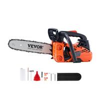 VEVOR Tronçonneuse à essence 25,4 CC 12" 30,5 cm avec moteur pour coupe du bois