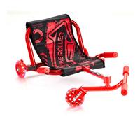 VEVOR Trottinette à Pédales, Capacité de Charge 60 kg, Trottinette Wiggle de Dérive, Mouvement de Pieds en Zigzag, Convient aux Surfaces Dures Intérieur Extérieur, pour Enfants 4 Ans et Plus, Rouge