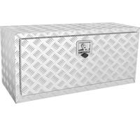 VEVOR Truckbox Boîte à outils Boîte à outils pour remorque 914x430x460mm Boîte de rangement pour pick-up, boîte à outils en aluminium à plaques de diamant avec serrure & clés, boîte de rangement étanc