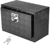 VEVOR Truckbox boîte à outils, boîte pour remorque sous le plancher, boîte à outils 610 x 430 x 460 mm boîte de rangement pour pick-up, alliage d'aluminium, boîte à outils pouvant supporter 30 kg, boî
