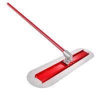 VEVOR Truelle de Maçon 1200x300 mm Bull Float, Grande Taloche avec 3 Poignées de 1800 mm Couteau à Enduire, Spatule Pro