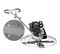 VEVOR Truelle mécanique, 1165 mm, truelle à ciment à conducteur marchant à essence 14 CV commerciale robuste avec plateau flottant, lame de truelle pour finition surface en béton lisse, ciment à béton