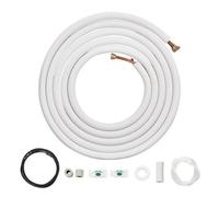VEVOR Tube cuivre climatiseur lignes divisées câble connexion 7,6m 6,4mm 12,7mm