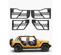VEVOR Tube porte pour Jeep, 4 portes, porte tubulaire pour Jeep de style chasse avec charnières robustes, loquet OE, coussinets en caoutchouc et tube en acier trempé, pour Jeep Wrangler JK 2007-2018