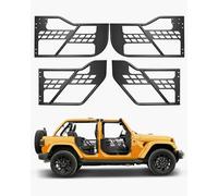 VEVOR Tube porte pour Jeep, 4 portes, porte tubulaire pour Jeep de style chasse avec charnières robustes et coussinets en caoutchouc, pour Jeep Wrangler JL 2018-2024 et Jeep Gladiator JT 2020-2024