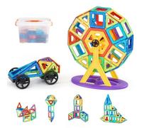 VEVOR Tuiles magnétiques blocs de construction magnétiques pour enfants 123 PCS