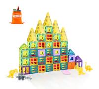 VEVOR Blocs de construction magnétiques pour enfants avec 4 dinosaures 56 PCS