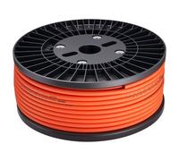 VEVOR Tuyau Air Comprimé 6,35 mm x 76,2 m Hybride 3 Couches PVC Caoutchouc, 300 PSI 20,6 bar, -40 °C à 60 °C Flexibilité Toutes Saisons, Léger Résistant au Pliage, pour Automobile, Bâtiment, Orange