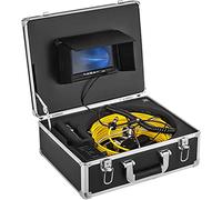 VEVOR Tuyau Caméra 20 m, Appareil-photo d'inspection IP68, Boîte à Outils Portable, Serpent Moniteur 6 heures Sur une Seule Charge Vidéo Industrielle d'Inspection Vision de Nuit Support d'Endoscope