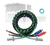 VEVOR Kit Flexible de Frein pour Semi-Remorque 3 en 1 Tuyau d’Air Comprimé 4,6 m