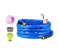 VEVOR Tuyau d'Eau Chauffant pour Camping-car 7,6 m, Tuyau d'Eau Potable Antigel jusqu'à -42,7 ℃, avec Couvercle Ondulé, Autorégulation Automatique, Diamètre Intérieur de 16 mm, sans Plomb ni BPA