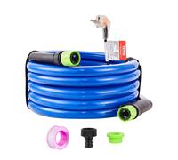 VEVOR Tuyau d'eau chauffé de 15ft pour camping-car, tuyau d'eau potable chauffé avec protection contre le gel jusqu'à -45°F, autorégulation automatique, 5/8" ID avec kit de raccordement rapide, sans p