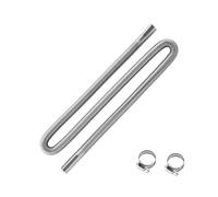 VEVOR Tuyau d'Échappement pour Chauffage Diesel en Acier Inoxydable 149 cm, Flexible d’Échappement pour Réchauffeur de Stationnement 2 kW/5 kW/8 kW, avec 2 Colliers de Serrage, pour Entretien