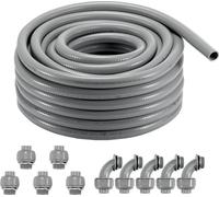 VEVOR Conduit électrique flexible PVC étanche aux liquides 25,4 mm 30,5 m IP65
