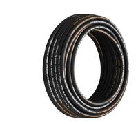 VEVOR Tuyau Hydraulique 3/8" x 30,5 m, Tuyau d'Essence 5000 PSI, Durite de Carburant en Caoutchouc Résistant avec 2 Tresses en Fil d'Acier, Durite de Carburant -20 à 140℃, Transférer Huile Hydraulique