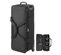 VEVOR Valise à roulettes pour équipement de Studio, 100x38x32 cm, Sac Transport pour Appareil Photo, avec roulettes, Sangles, Compartiment rembourré, poignée, pour Pied éclairage, trépied, télescope