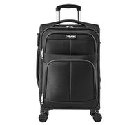 VEVOR Valise Souple Extensible avec roulettes pivotantes, Bagage Cabine Souple de 50,8 cm, en Tissu Oxford sergé, Sac de Bagage léger en soute avec Poche zippée Extensible et Cadenas TSA, Noir