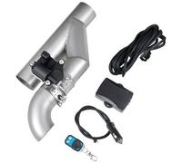 VEVOR Valve d'Échappement Électrique Universel, Système d'Échappement à Clapet en Acier Inoxydable 63 mm et 60 mm, Comprenant Soupape de Coupure, Tuyau en Y et Télécommande, pour Camion Berline SUV