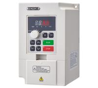 VEVOR Variateur de Fréquence, 2,2 kW, Entraînement à Fréquence Variable, 5 A, Entrée Triphasée 380 V 50/60 Hz vers Sortie Triphasée 0-380 V 0-2000 Hz VFD pour Moteur de Broche CNC Contrôle de Vitesse