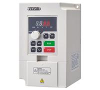 VEVOR Variateur de Fréquence, 2,2 kW, Entraînement à Fréquence Variable, 5 A, Entrée Triphasée 380 V 50/60 Hz vers Sortie Triphasée 0-380 V 0-2000 Hz VFD pour Moteur de Broche CNC Contrôle de Vitesse