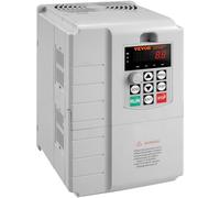 VEVOR Variateur de Fréquence 7,5 kW Convertisseur de Fréquence 10 CV 34 A 0-400 Hz VFD avec Entrée Monophasé, Sortie Triphasé, Contrôle de Vitesse, Refroidissement Rapide, pour Moteurs de Machine